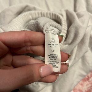 Aerie White Sweatpants
